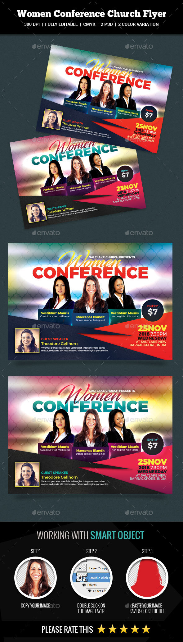 Women Conference Church Flyer - Church Flyers