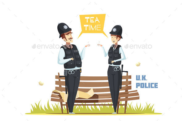 GraphicRiver Couple of Police Officers 20862738