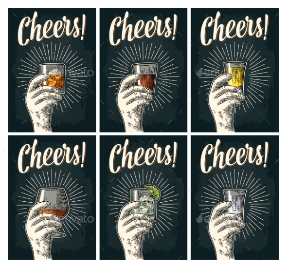 Cheers Lettering - Miscellaneous Vectors