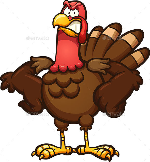 GraphicRiver Angry Turkey 20864271