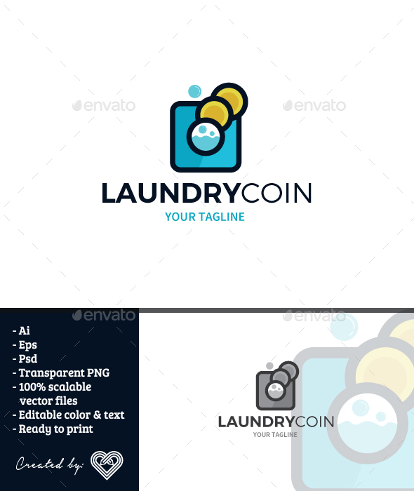 GraphicRiver Laundy Coin 20864310 GraphicRiver Laundy Coin 20864310