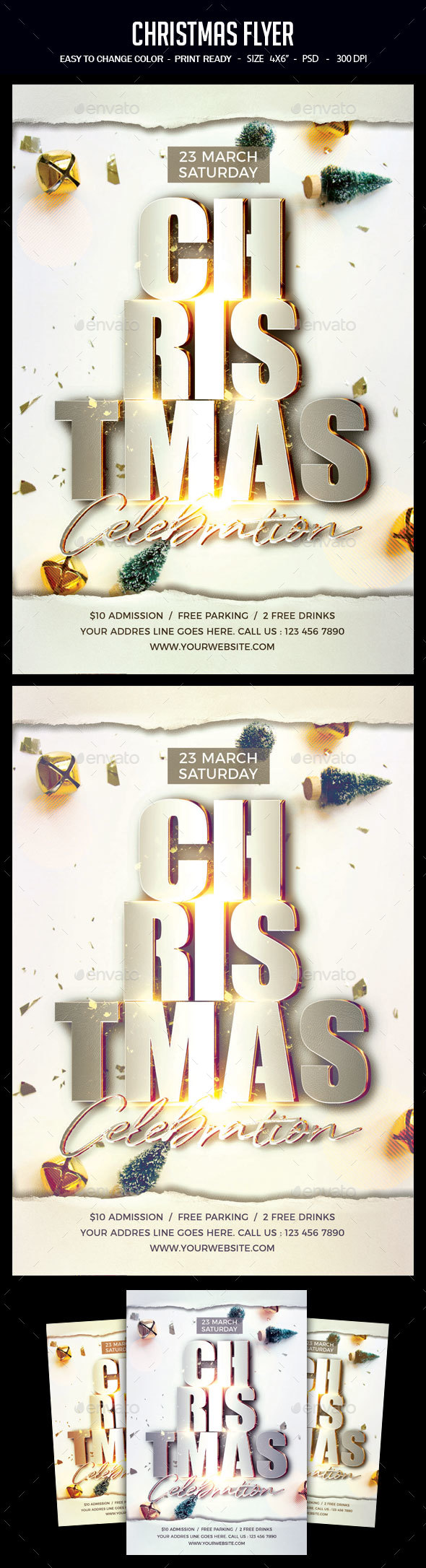Christmas Flyer - Clubs & Parties Events