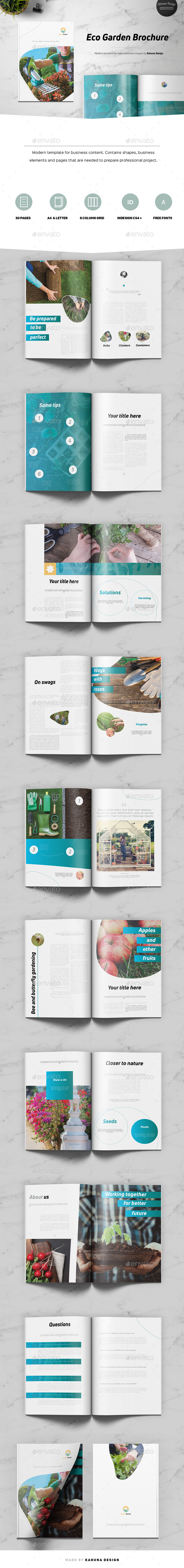Eco Garden Brochure - Informational Brochures