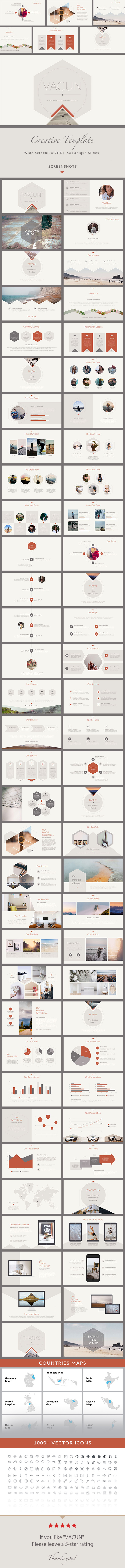 VACUN - Creative PowerPoint Presentation Template - Creative PowerPoint Templates