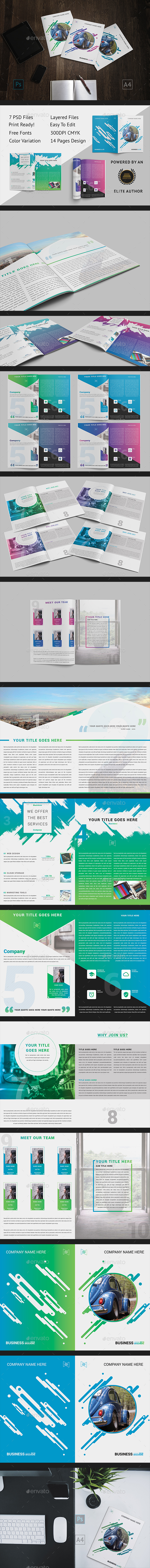 Brochure - GoDesign Bi-Fold Template - Corporate Brochures