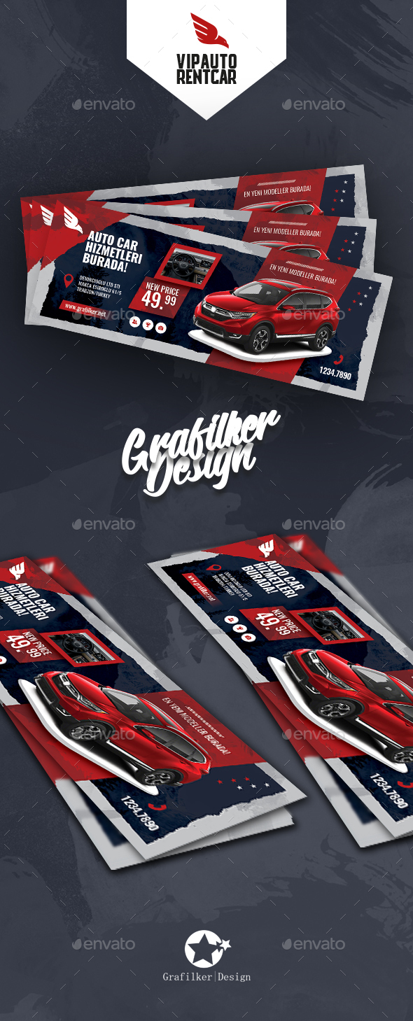 Rent A Car Cover Templates