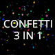 Confetti 3 in 1 - VideoHive Item for Sale