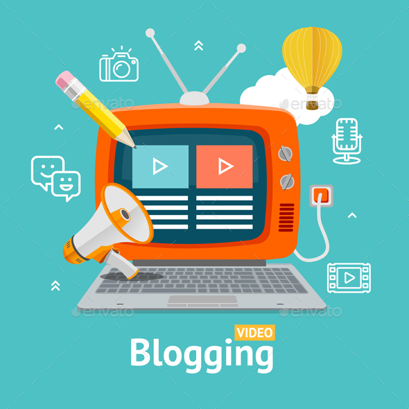 GraphicRiver Blogging Concept 20866628