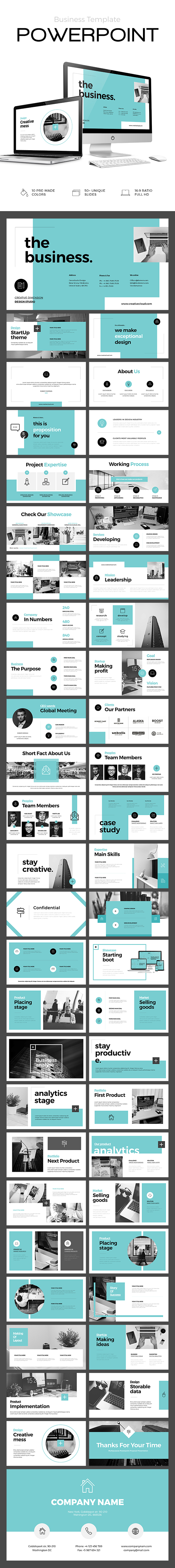 GraphicRiver Business Powerpoint Template 20845830