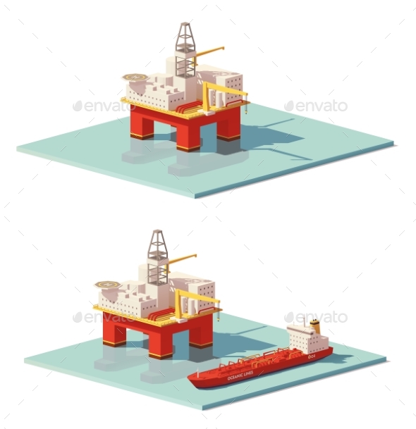 GraphicRiver Low Poly Offshore Oil Rig Drilling Platform 20868044 GraphicRiver Low Poly Offshore Oil Rig Drilling Platform 20868044