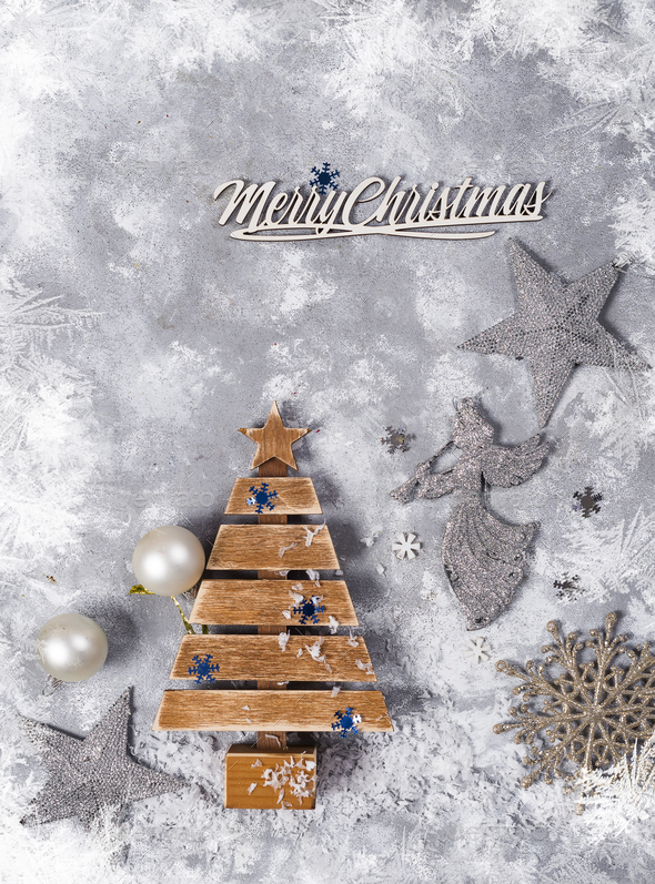 New year or Christmas background. - Stock Photo - Images