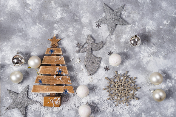 New year or Christmas background. - Stock Photo - Images