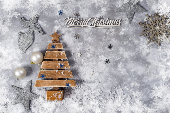 New year or Christmas background. - Stock Photo - Images
