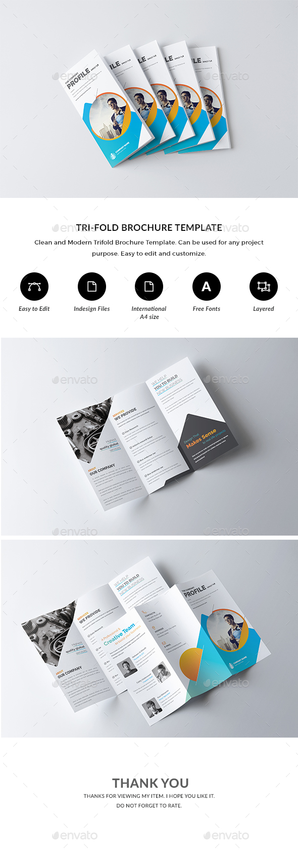Trifold Brochure - Brochures Print Templates