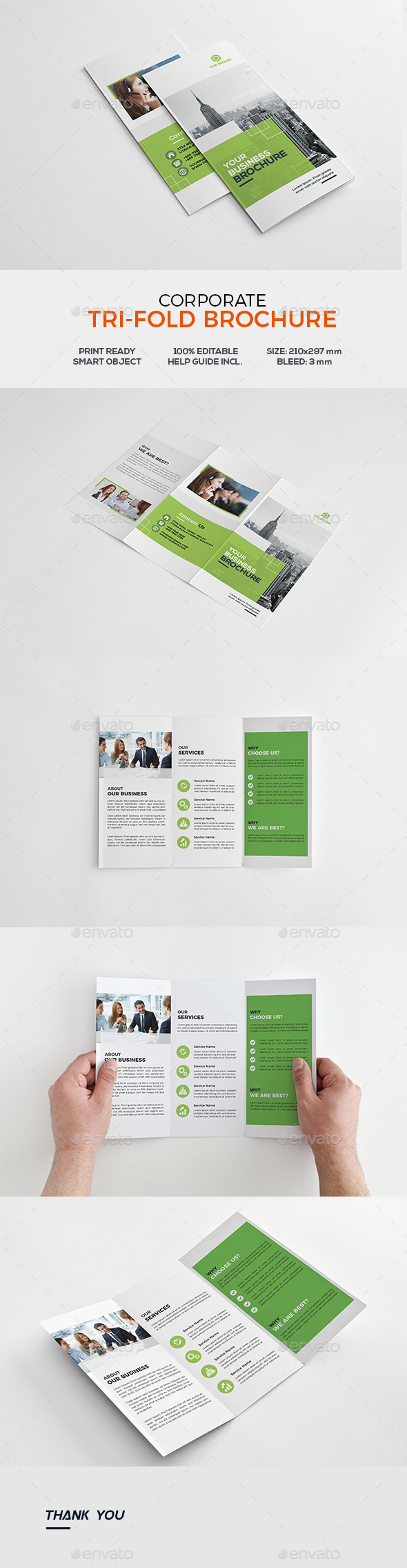 GraphicRiver Corporate Tri-fold Brochure 20868466