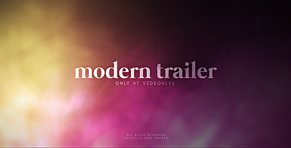Modern Trailer - VideoHive 20836939