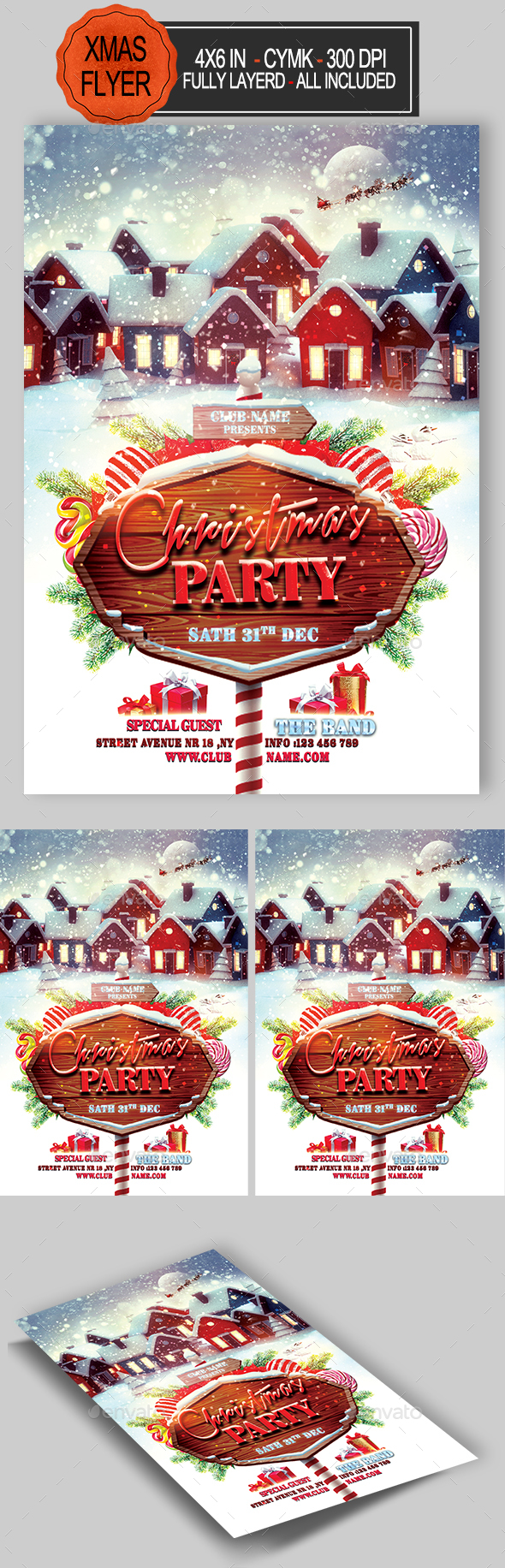 GraphicRiver Christmas Flyer 20869318