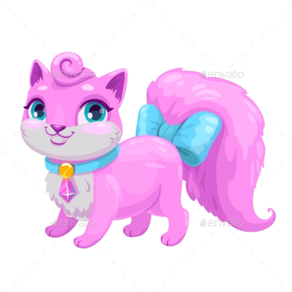 GraphicRiver Cartoon Kitty Princess 20869656