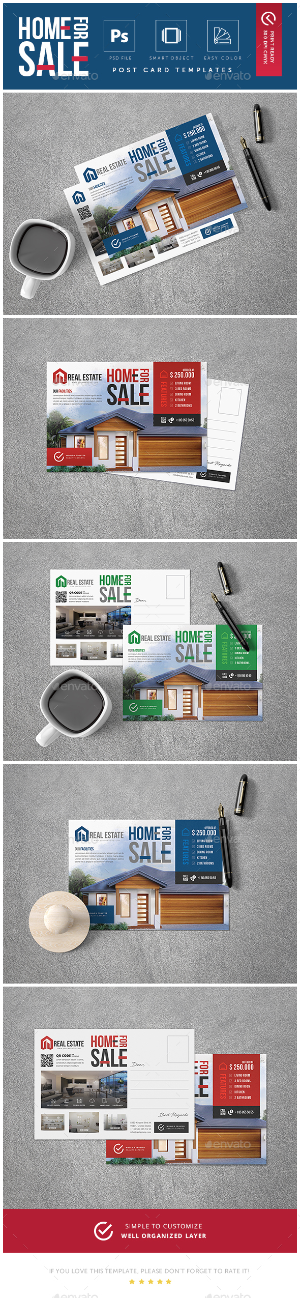 GraphicRiver Real Estate Post Card Template 20869720 GraphicRiver Real Estate Post Card Template 20869720