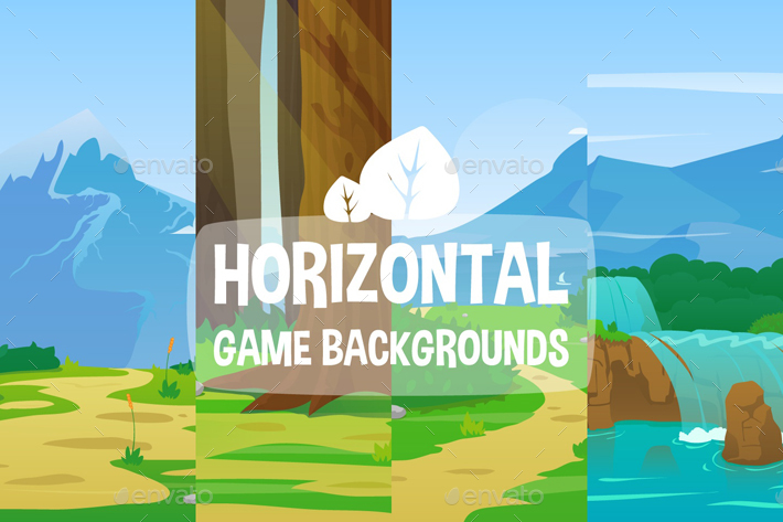 Horizontal Game Backgrounds by craftpix_net | GraphicRiver