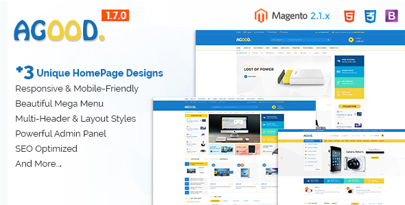 Agood - Responsive Multipurpose Magento 2 Theme - Shopping Magento
