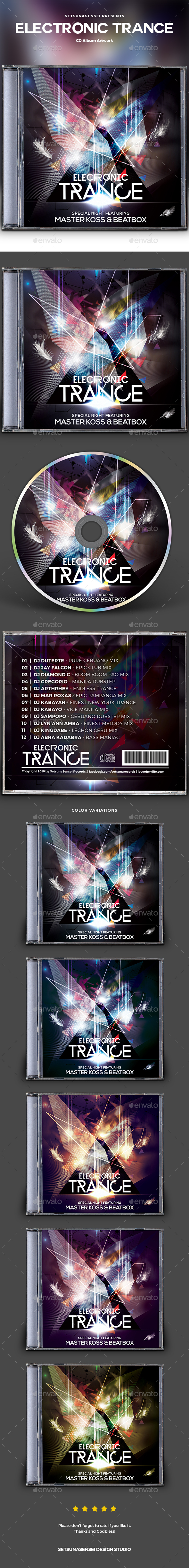 GraphicRiver Electronic Trance CD Album Artwork 20871106 GraphicRiver Electronic Trance CD Album Artwork 20871106