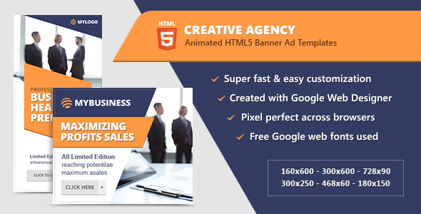 Creative Agency Banners - CodeCanyon 20871400
