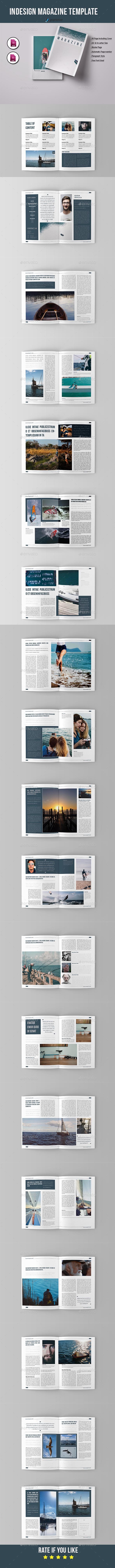 Magazine Template - Magazines Print Templates
