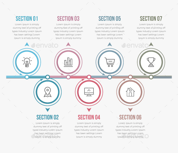 Modern Circle Infographics - Infographics