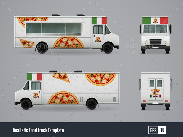 Mobile Pizzeria Truck Design