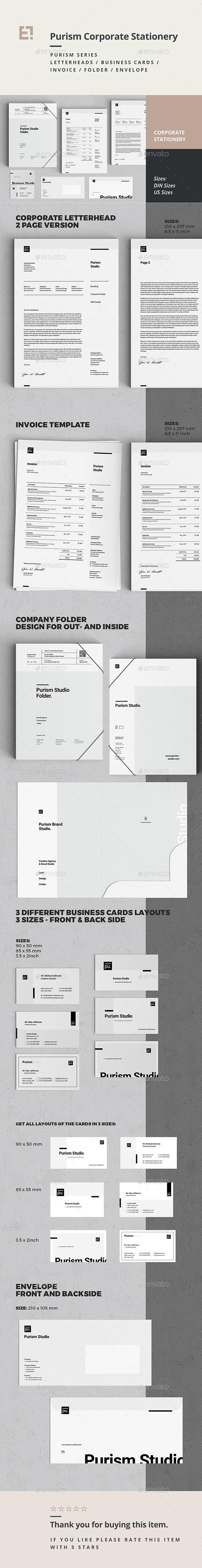 Stationery - Stationery Print Templates