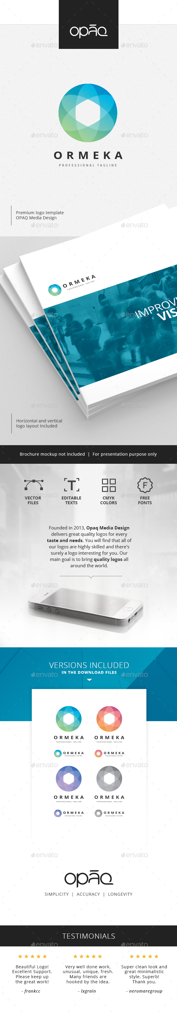Orbital O Letter Logo - Letters Logo Templates