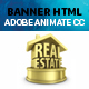 Real Estate Banner Ad HTML5 Animate CC