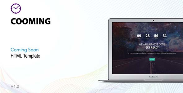 Cooming - Coming Soon HTML Template by 5studiosnet