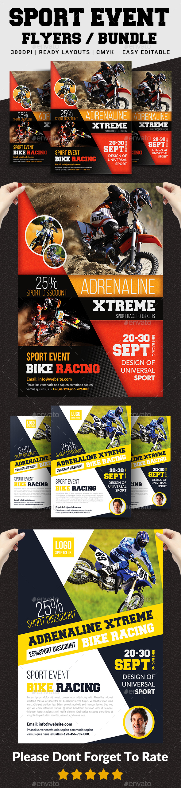 GraphicRiver Sport Event Flyer Poster Bundle 20875471