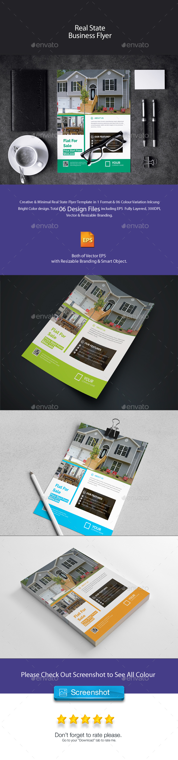 GraphicRiver Real State Flyer 20875569