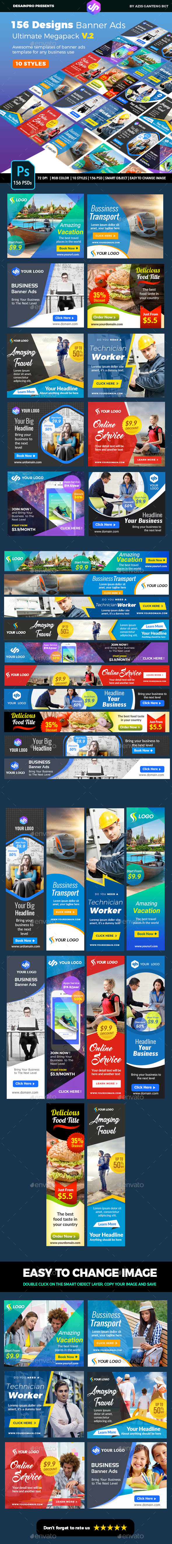 Banner Ads Ultimate Bundle V2 - Banners & Ads Web Elements
