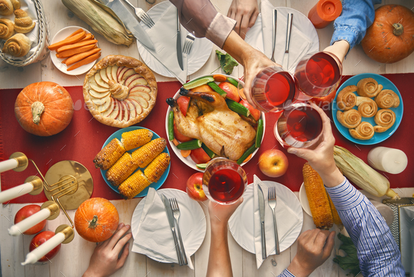 Happy Thanksgiving Day - Stock Photo - Images