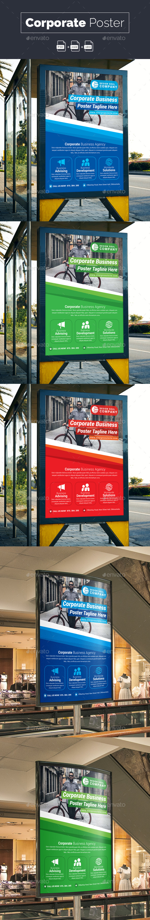 Corporate Poster - Signage Print Templates