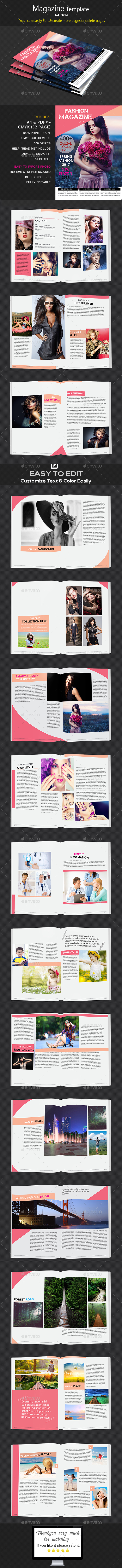GraphicRiver 32 Page InDesign Magazine A4 20879934