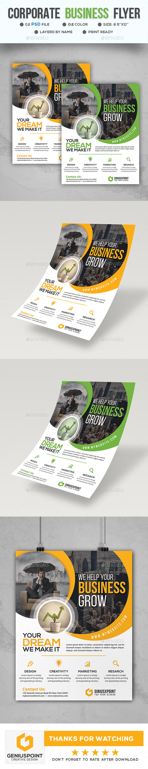 GraphicRiver Business Flyer Template 20880078