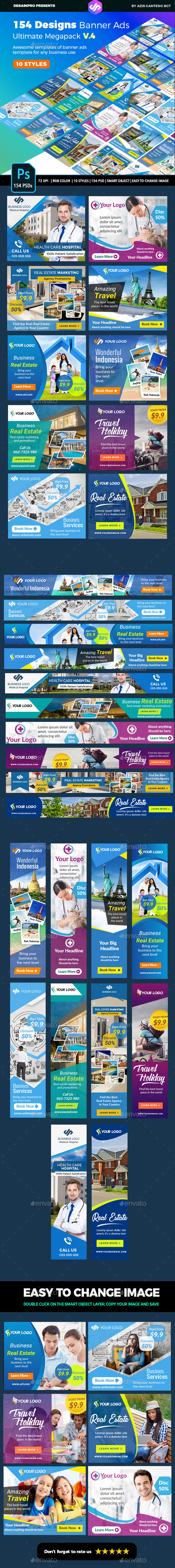 Banner Ads Ultimate Bundle V4 - Banners & Ads Web Elements