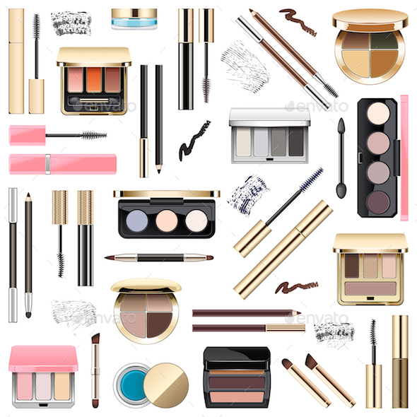 Vector Eyes Makeup Cosmetics - Commercial / Shopping Conceptual