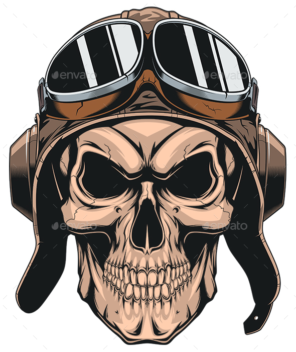 GraphicRiver Skull in Helmet 20881406