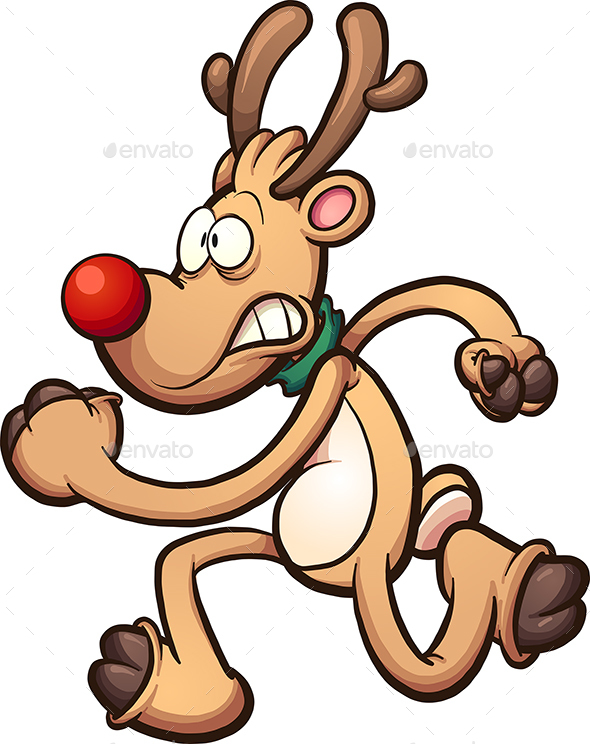 GraphicRiver Running Reindeer 20882134