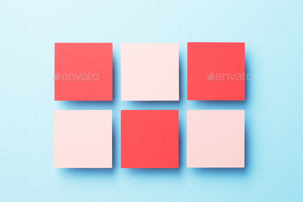 Paper squares - Stock Photo - Images