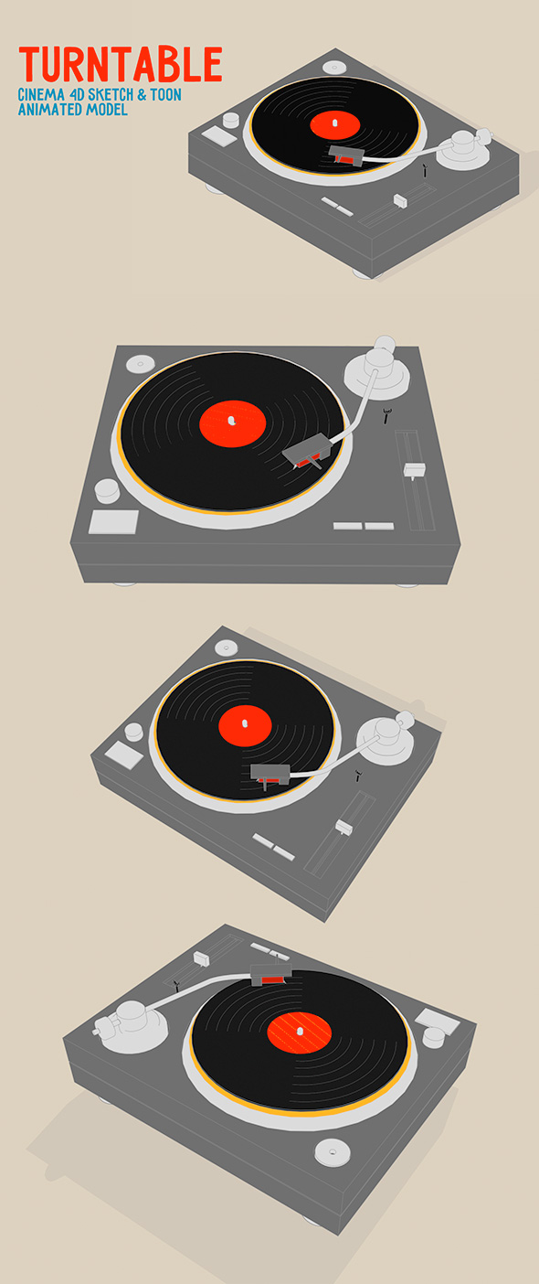 Turntable (Sketch and - 3Docean 20882311
