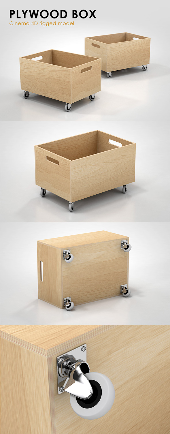 Plywood Box - 3Docean 20882324