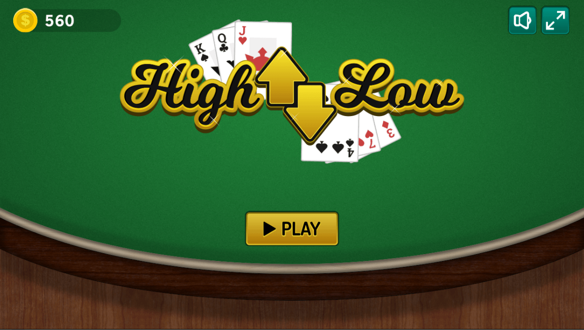 High Low - HTML5 Casino Game by redfoc | CodeCanyon