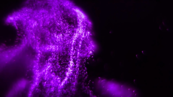 Purple Particles Background